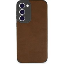 Evimdeyokyok Samsung Galaxy S23 Plus Kılıf Loop Deri Silikon - Kahverengi Tdrtr