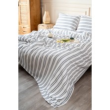 Koza Home Mios Indigo Çift Kişilik Yatak Örtüsü Seti 220X240 2 Yastık 50X70 5501