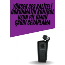 Marsilyan Yaka Kulaklığı Andorid Tüm Cep Telefonlarına Uyumlu Mikrofonlu Titreşimli Makaralı