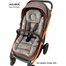 Holmer Organik Pamuklu Ortapedik Bel Destekli Bebek Arabası Minderi