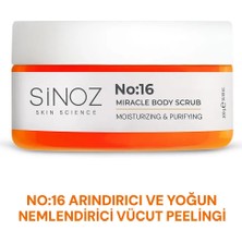 Sinoz No:16 Yoğun Nemlendirici, Besleyici Ve Arındırıcı Vücut Peelingi 250 Ml