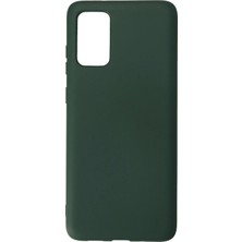 Durukar®  Samsung Galaxy S20 Plus Kılıf Nano Içi Kadife Silikon - Koyu Yeşil