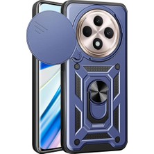 Evimdeyokyok Xiaomi Redmi 14C Kılıf Pars Lens Yüzüklü Silikon - Lacivert Tdrtr