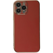 Evimdeyokyok Apple Iphone 15 Pro Max Kılıf Volet Silikon - Kırmızı Tdrtr