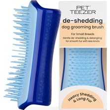 Skygo Pet Teezer - Tangle Teezer - Köpekler Için Tüy Bakım Fırçası, Gök ve Deniz Mavisi