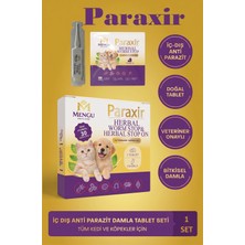 Mengu Petcare Paraxir Kedi Iç Dış Bitkisel P Arazit Iç Dış D Amlası Köpek Iç Dış Anti P Arazit Bit Pire Kene Damla Seti