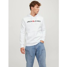 Jack & Jones Kapüşonlu Logolu Sweatshırt- Corplogo