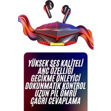 Marsilyan Bluetooth Kulaklık Hd Ses Kaliteli Işıklı Metal Kasa Ios Android Uyumlu Mikrofonlu