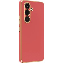 Evimdeyokyok Samsung Galaxy S25 Fe Volet Silikon - Kırmızı Tdrtr