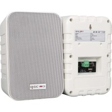 Magicvoice Magic Voice F-LHY4A 10 cm 150 W Çiftli Usbli Trafolu Sütun Hoparlör(beyaz)