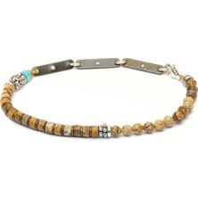 Mey Atelier Cameron Brown - Jasper Erkek Bileklik MEY2412031