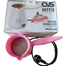 Etka Ticaret Cvs Dn 19821 Doppio Elektrikli Cezve 330 ml Beyaz Renk 4 Fincan Kapasitesi ile Hızlı Kaynatma