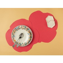 English Home Blossom Suni Deri 2'li Amerikan Servis Pembe