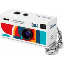 Beemen G6 Thumb Camera Mini Anahtarlık Kamera 1080P Hd Video Kayıtlı Retro Tasarım Taşınabilir Mini Dijital Kamera