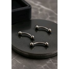 Monalisa Home  Çelik Renk 12MM Tragus Pirsıng