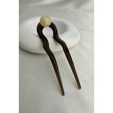 Modex Topçuk Detay Saç Topuz Tokası (12CM)