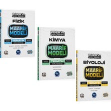 Çap Yayınları Üniversiteye Hazırlık Fizik Kimya ve Biyoloji Ders Platosu Maarif Modeli Tematik Soru Bankası Seti 3 Kitap