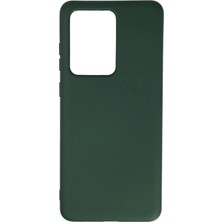 Durukar®  Samsung Galaxy S20 Ultra Kılıf Nano Içi Kadife Silikon - Koyu Yeşil