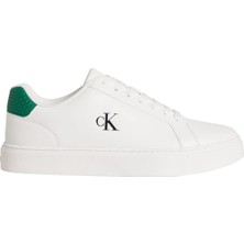Calvin Klein Jeans Erkek Classic Cup Laceup Lth Bt Woven Ayakkabı YM0YM0144705O