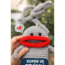 Lüks El Yapımı Amigurumi Telefon Çantası Omuz Çantası El Emeği Özel Tasarım Her Boy Telefon Uyumlu