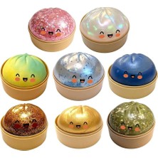 PopŞeker Squishy Dumpling Renkli Squishy - Küçük Boy (7x7 Cm)