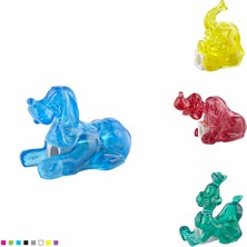 Ark Nostaljik Hayvan Figürlü Şeffaf Kalemtıraş Karışık Renk 3 Adet