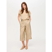 Faik Sönmez Resort Beli Lastiki Comfort Fit Rayon Capri S26CPR010