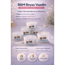 Uravas Store B&m Beyaz Vazelin Nemlendirici Cilt Bakım Kremi Çok Amaçlı Yoğun Nemlendirici 6 Adet