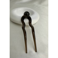 Modex Topçuk Detay Saç Topuz Tokası (12CM)