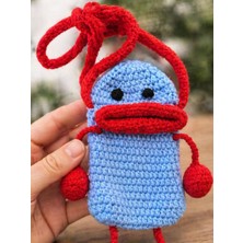 Lüks El Yapımı Amigurumi Telefon Çantası Omuz Çantası El Emeği Özel Tasarım Her Boy Telefon Uyumlu