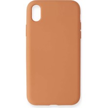 Uravas Store Newface Iphone Xr Kılıf Nano Içi Kadife Silikon - Turuncu