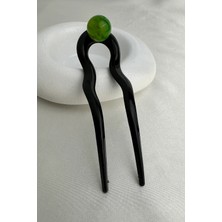 Modex Topçuk Detay Saç Topuz Tokası (12CM)