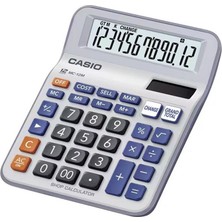 Casio MC-12M-W 12 Hane Masa Üstü Hesap Makinesi