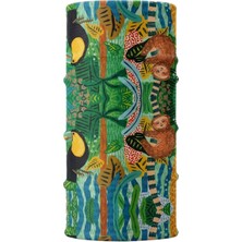 Tropikal Desenli Unisex Buff (Baf) – Doğa Temalı Renkli Boyunluk