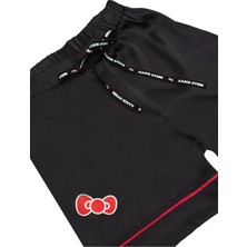 Hello Kitty Lisanslı Düğmeli Kısa Saten Şortlu Pijama Takımı