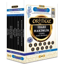 Yetki Yayınları Orijinal İdari Hakimlik Çözümlü Çıkmış Sorular Soru Bankası Seti Çözümlü 2026