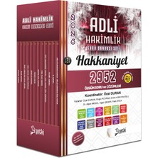 Yetki Yayınları Hakkaniyet Adli Hakimlik Soru Bankası Seti 2026