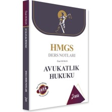 Yetki Yayınları Avukatlık Hukuku Hmgs Ders Notları 2026
