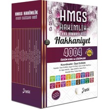 Yetki Yayınları Hakkaniyet HMGS Hakimlik Soru Bankası Seti 2026