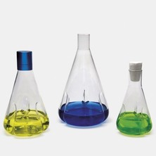 Isolab Erlen - Girintili Tabanlı - Düz Boyunlu - Hücre Kültürü Için 500 ml (1 Paket 1 Adet)
