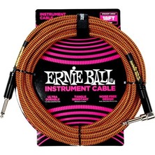 Cekar Store Ernıe Ball Enstrüman Kablosu 18FT - Turuncu