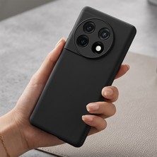 Caseonn Oneplus 11 Kılıf Kamera Korumalı Mikrofiber Astarlı Lansman Siyah