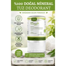 Lovendas Kristal Tuz Deodorant 120 gr %100 Doğal Mineral Purealum Roll On