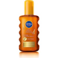 Cekar Store Nıvea Sun Karoten Özlü Yoğun Bronzlaştırıcı Güneş Yağ Sprey 200ML, E Vitamini,doğal Bronzluk