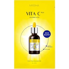 Cekar Store Mıssha Leke Karşıtı C Vitamini Içerikli Aydınlatıcı Maske Vita C Plus