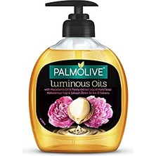 Cekar Store Palmolive Luminous Oils Makademya Yağı & Şakayık Özleri Sıvı El Sabunu (300 Ml)