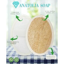 Cekar Store Anatolia Soap 1978 Yüz Vücud Kabak Lifi Doğal Lifler Peeling Temizleyici Arındırıcı. 1 Adet.