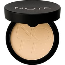Cekar Store Note Cosmetics Luminous Silk Compact Powder 02 Natural Beige Mat Bitişli Toz Yüz Pudrası Natural Beige