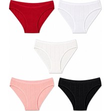 Hepsine Rakip 5li Kadın Jakarlı Bikini Klimalı Kaliteli Ekonomik Yumuşak