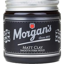 Cekar Store Morgan's Pomade Matt Clay Smooth Firm Hold - Güçlü Tutuş Sağlayan Şekillendirici Kil 120 ml
